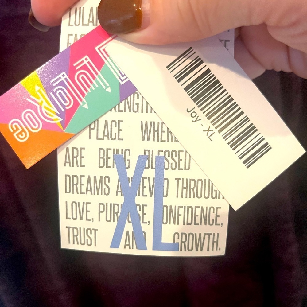 # NWT Lularoe Joy long vest - XL - Picture 4 of 5